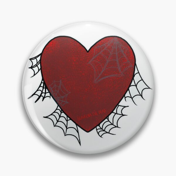 Item preview, Spider Web Heart designed and sold by Serrenathedead-.