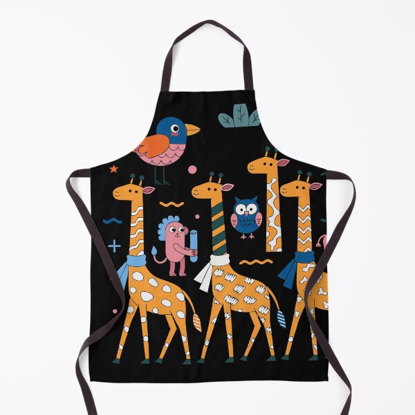 Item preview, Whimsical Giraffe Parade – Colorful Modern Wildlife Art designed and sold by FreeArt2.