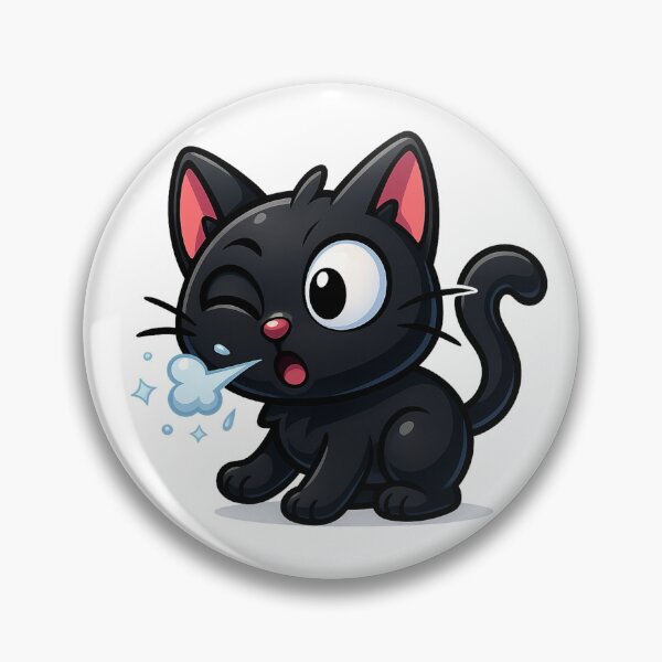 Item preview, Sneezing Cat Puff | Cute Kawaii Kitty Sneeze | Adorable Whisker Twitch Cat designed and sold by PrintCreations9.