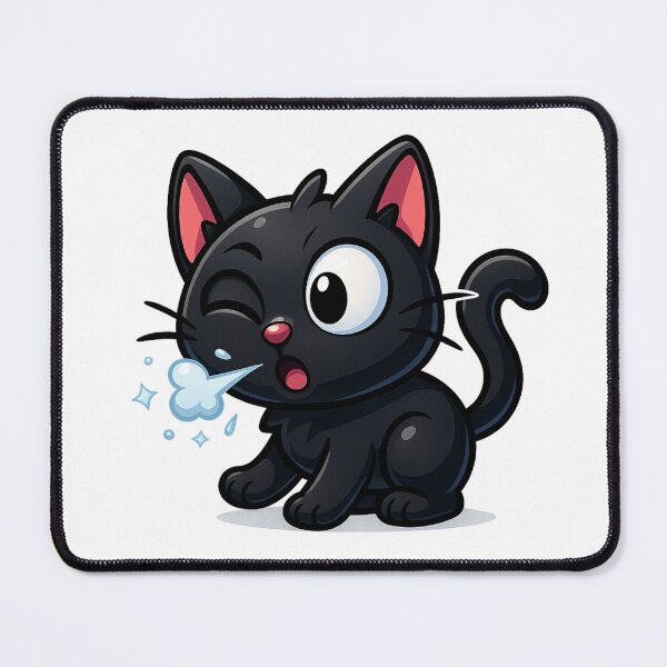 Item preview, Sneezing Cat Puff | Cute Kawaii Kitty Sneeze | Adorable Whisker Twitch Cat designed and sold by PrintCreations9.