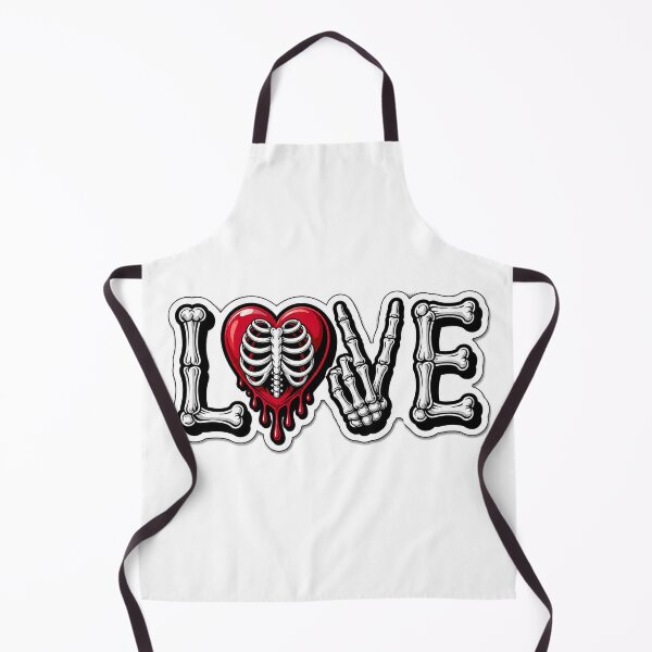 Item preview, Gothic Skeleton Love Sticker | Bone Letters LOVE with Dripping Heart | Dark Aesthetic Tattoo Style designed and sold by ClickToSticker.