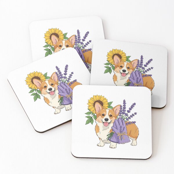 Item preview, Lavender Sprigs Corgi Lavender Gardening Gloves Gift designed and sold by pumsquare.