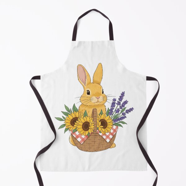 Item preview, Lavender Sprigs Bunny Sunflower Picnic Basket Gift designed and sold by pumsquare.