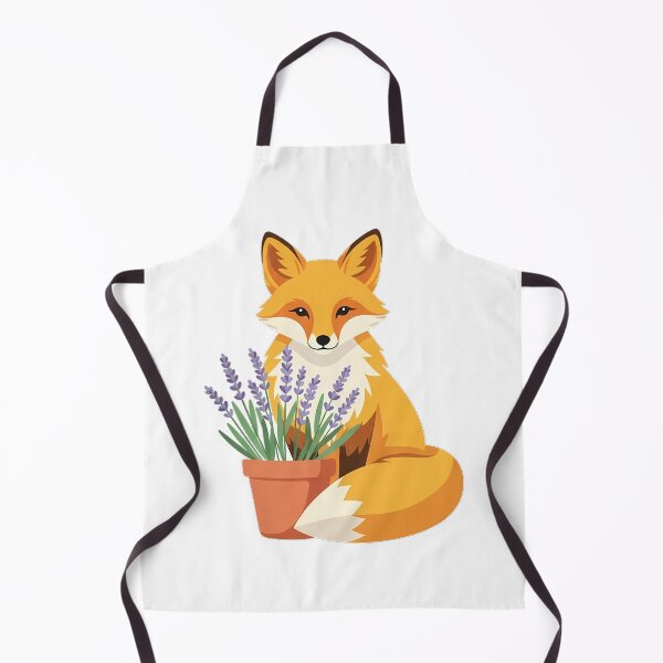 Item preview, Lavender Sprigs Fox Terracotta Plant Pot Gift designed and sold by pumsquare.