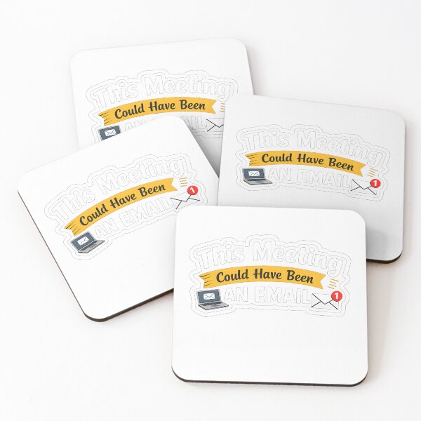 Item preview, Funny Office Meme Sticker – This Meeting Could Have Been an Email – Work Humor Laptop Sticker designed and sold by StickoStore.