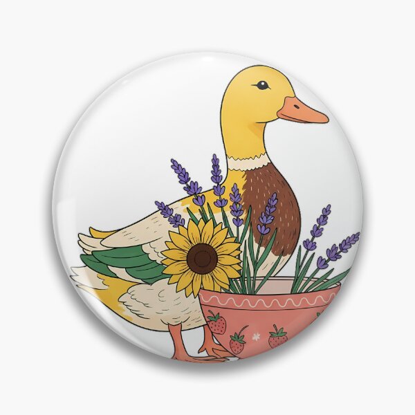Item preview, Lavender Sprigs Duck Strawberry Mixing Bowl Gift designed and sold by pumsquare.