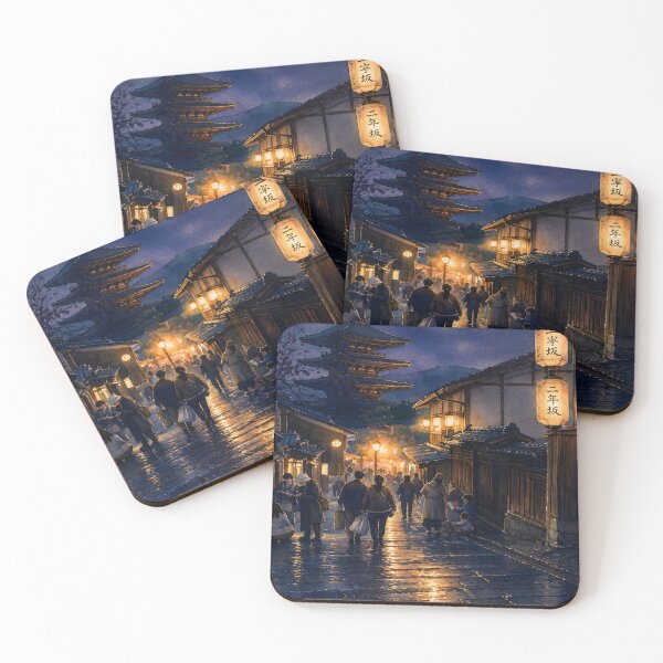 Item preview, Warm Evening Walk in Kyoto — After the Rain Series designed and sold by Hikari Scenery.