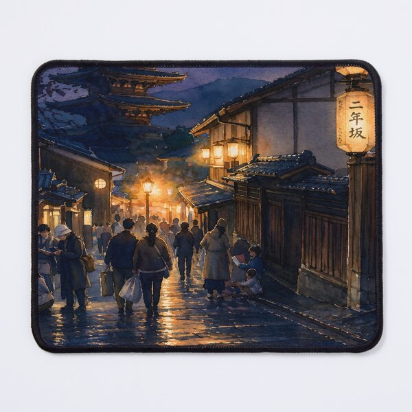Item preview, Warm Evening Walk in Kyoto — After the Rain Series designed and sold by Hikari Scenery.