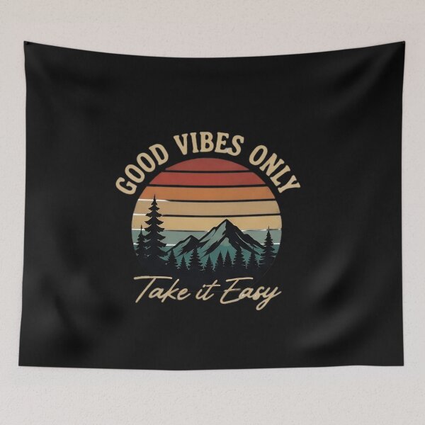 Item preview, Retro Vintage Mountain Sunset designed and sold by RizziesDesign.