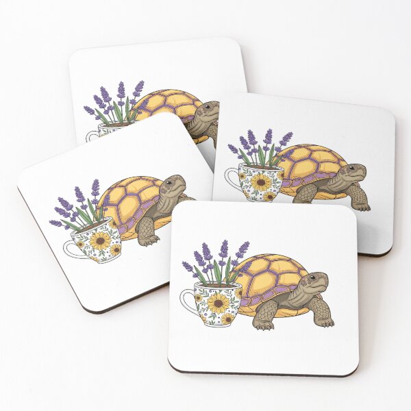Item preview, Lavender Sprigs Turtle Floral Coffee Mug Gift designed and sold by pumsquare.