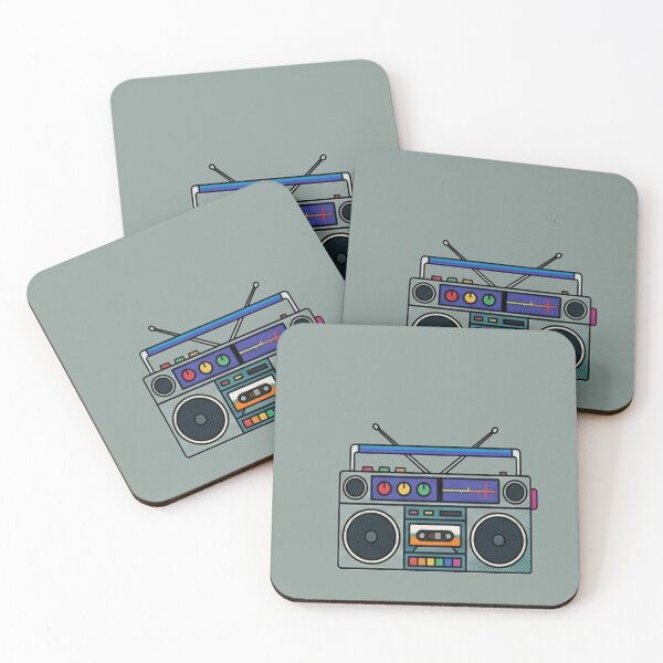 Item preview, retro boombox stereo designed and sold by  Mudikeys.