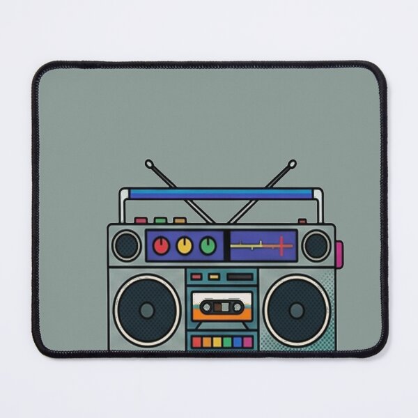 Item preview, retro boombox stereo designed and sold by Mudikeys.