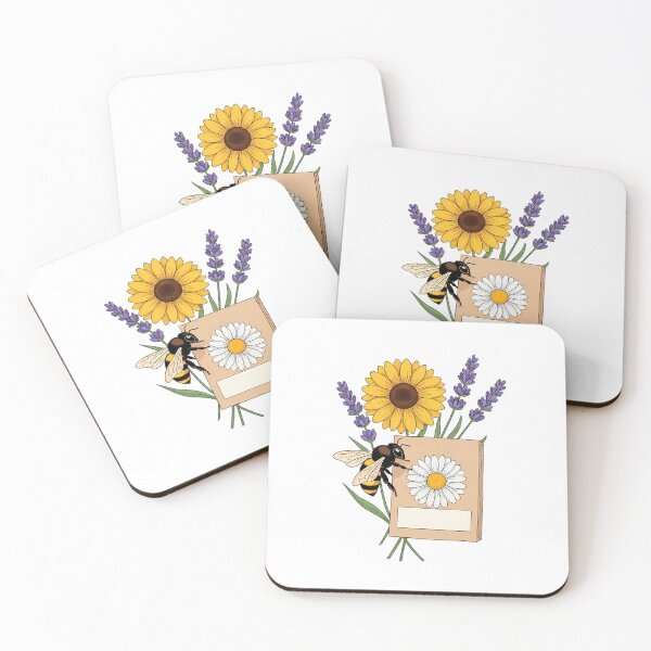 Item preview, Lavender Sprigs Bee Daisy Seed Packet Gift designed and sold by pumsquare.