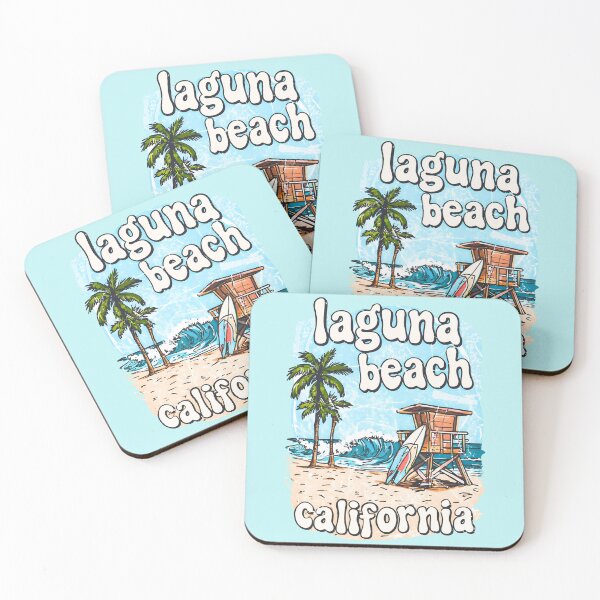 Item preview, Laguna Beach California Retro Beach Wave Surfer  designed and sold by HowToCanadian.