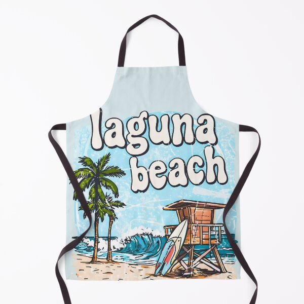 Item preview, Laguna Beach California Retro Beach Wave Surfer designed and sold by HowToCanadian.
