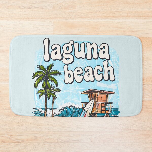 Artikelvorschau, Laguna Beach, Kalifornien – Retro-Strandwellen-Surfer entworfen und verkauft von HowToCanadian.
