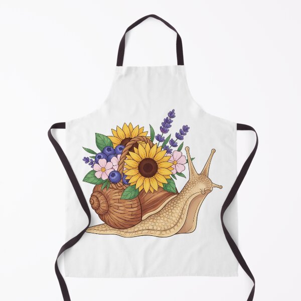 Item preview, Lavender Sprigs Snail Blueberry Market Basket Gift designed and sold by pumsquare.
