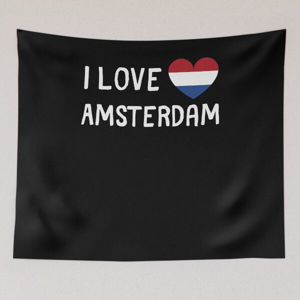 Item preview, I love Amsterdam - T-shirt for travelers designed and sold by TobiasLogic.