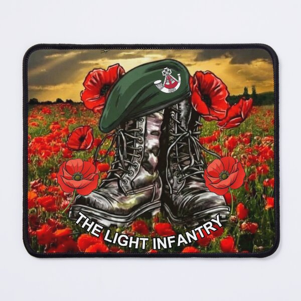 Item preview, The Light Infantry Beret on Boots Remembrance designed and sold by Bootneckstore.