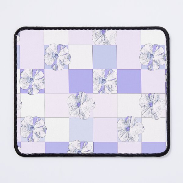 Item preview, Graphic Petunias in Violet Geometric Pattern designed and sold by inspiration3.