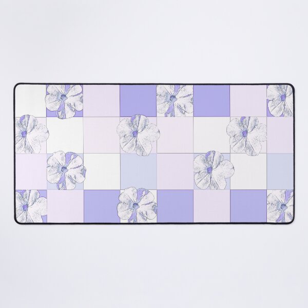 Item preview, Graphic Petunias in Violet Geometric Pattern designed and sold by inspiration3.