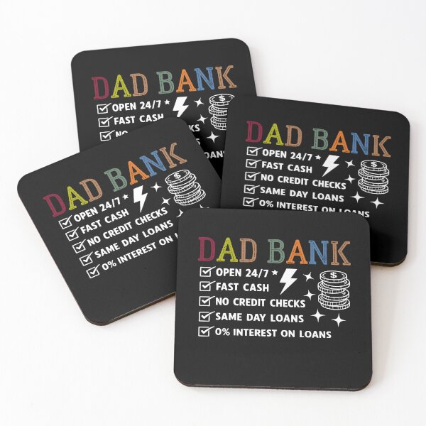 Item preview, Dad Bank Funny Father's Day,Dad Quote,dad Joke,dad Saying designed and sold by BornBorn.