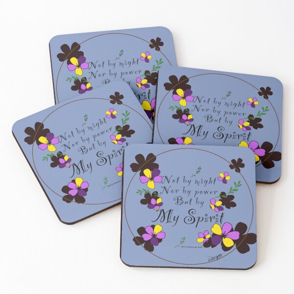 Item preview, Holy Spirit bible verse not be might nor by power but by My Spirit designed and sold by Audrey Faith Art.