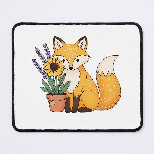 Item preview, Fox Heart Charm Terracotta Plant Pot Gift designed and sold by pumsquare.