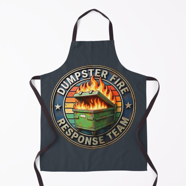 Item preview, Vintage Retro Dumpster Fire Response Team designed and sold by gear-posters.