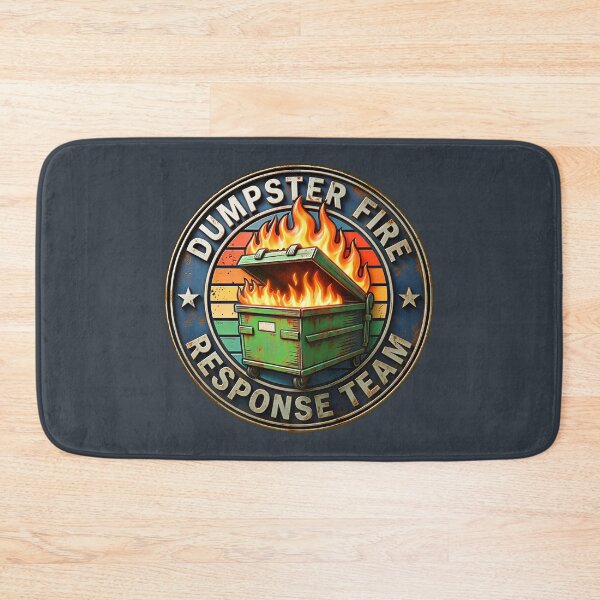 Item preview, Vintage Retro Dumpster Fire Response Team designed and sold by gear-posters.