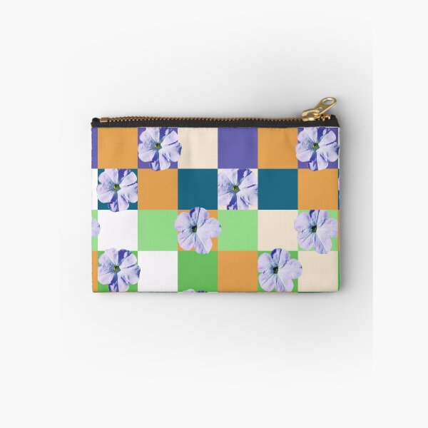 Item preview, Delicate Purple Petunias on Geometric Squares designed and sold by inspiration3.