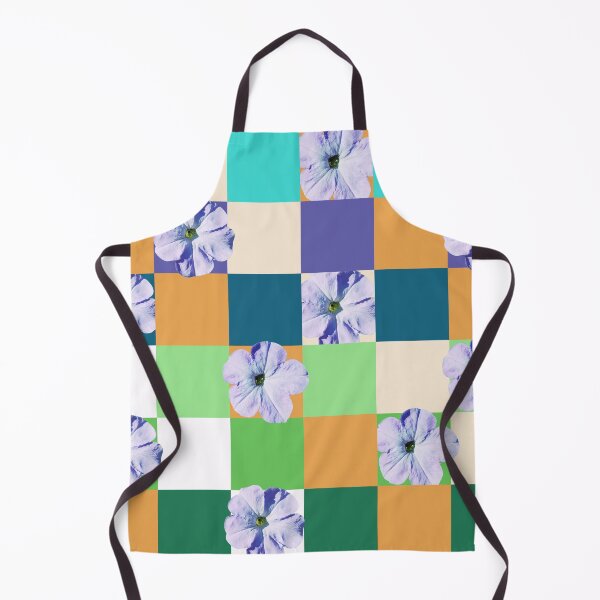 Item preview, Delicate Purple Petunias on Geometric Squares designed and sold by inspiration3.