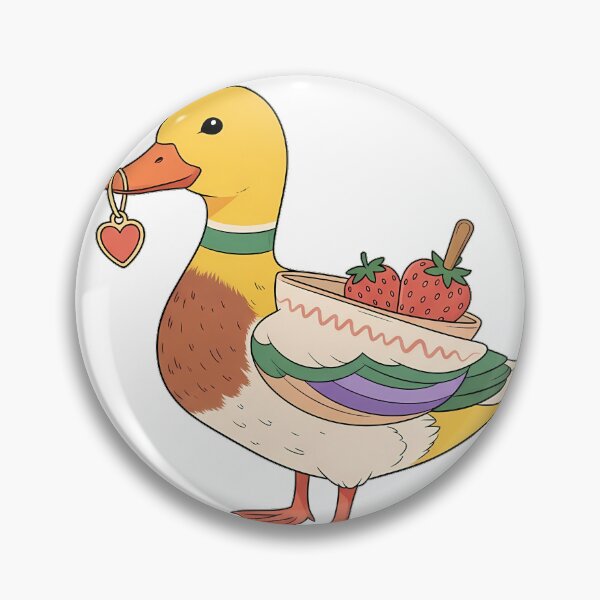 Item preview, Duck Heart Charm Strawberry Mixing Bowl Gift designed and sold by pumsquare.