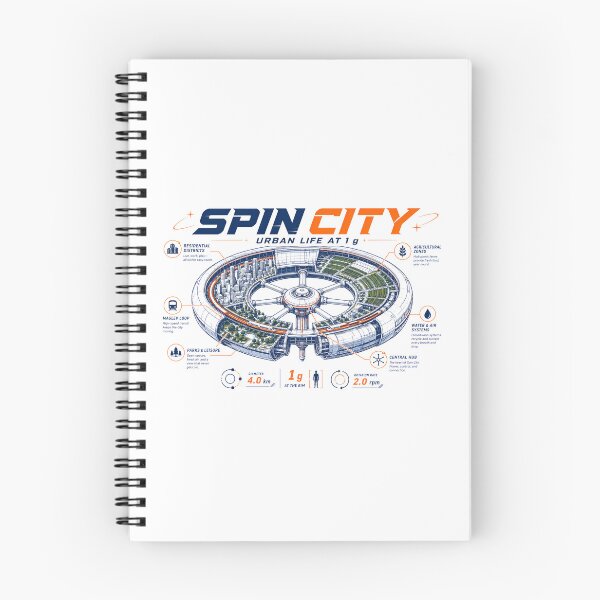 Item preview, Spin City Urban Life At 1 g Space Station designed and sold by Fenay Designs.