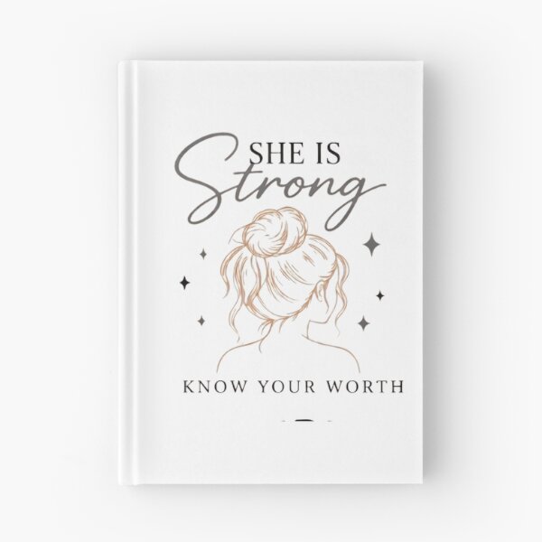 Item preview, She Is Strong Know Your Worth Woman Silhouette designed and sold by RizziesDesign.