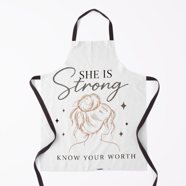 Item preview, She Is Strong Know Your Worth Woman Silhouette designed and sold by RizziesDesign.