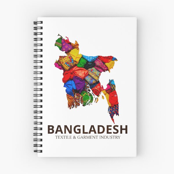 Item preview, Bangladesh Textile Heritage - Colorful Garment Industry Map Art designed and sold by AbulailArt.
