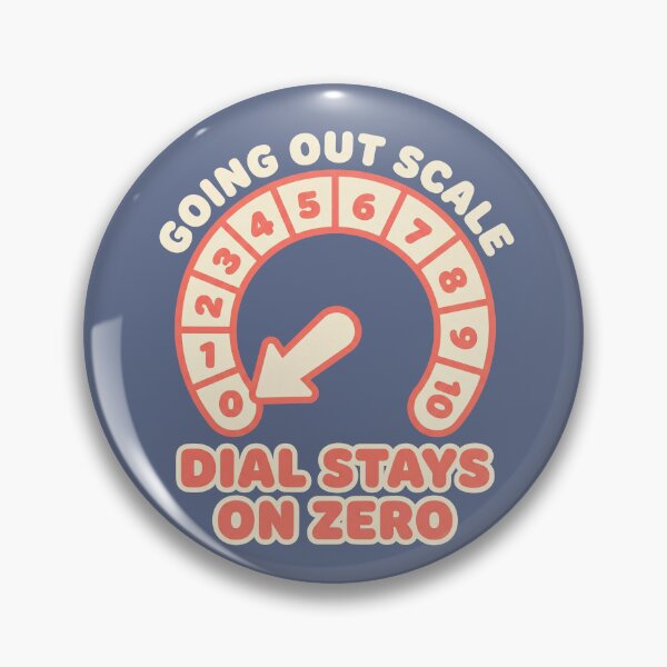 Item preview, Introvert Going Out Scale - Dial Set to Zero, Permanently designed and sold by Bebichic.