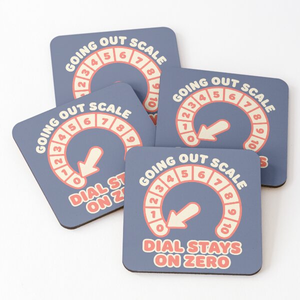 Item preview, Introvert Going Out Scale - Dial Set to Zero, Permanently designed and sold by Bebichic.
