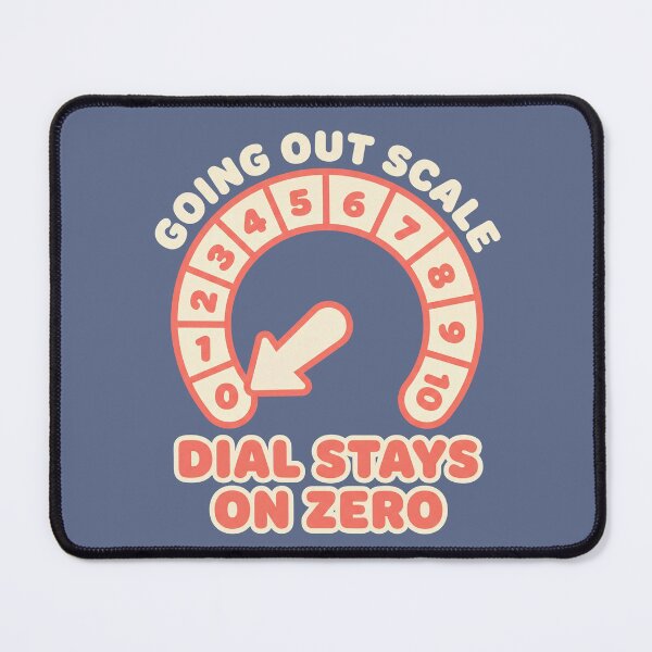 Item preview, Introvert Going Out Scale - Dial Set to Zero, Permanently designed and sold by Bebichic.
