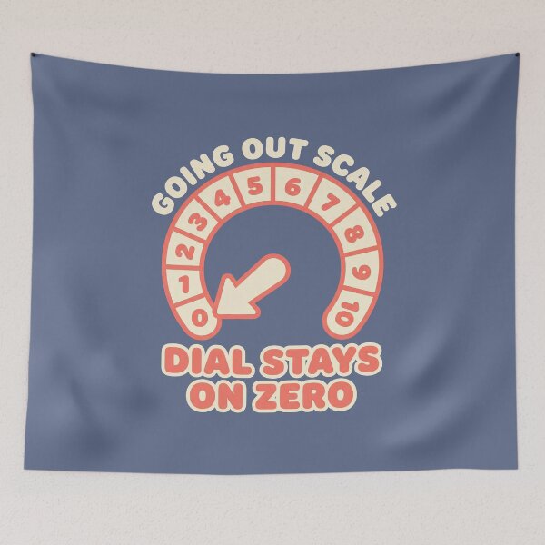 Item preview, Introvert Going Out Scale - Dial Set to Zero, Permanently designed and sold by Bebichic.