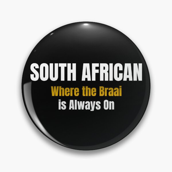 Item preview, South African Where the Braai is Always On | SA Pride Gift | Funny Braai Gift designed and sold by TheOmniaMarket.