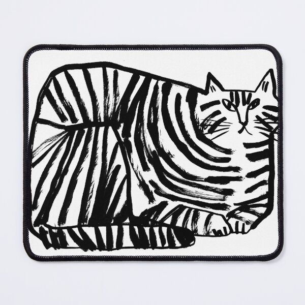 Item preview, Chubby Cat – Minimal Cute Cat Illustration designed and sold by Lunar Fern.