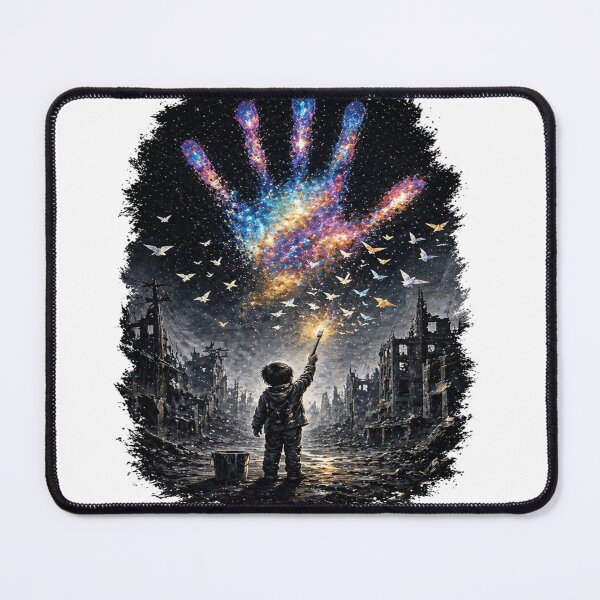 Item preview, Galaxy Hand Reach For Stars Art designed and sold by InkNovaLab.