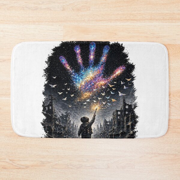 Item preview, Galaxy Hand Reach For Stars Art designed and sold by InkNovaLab.