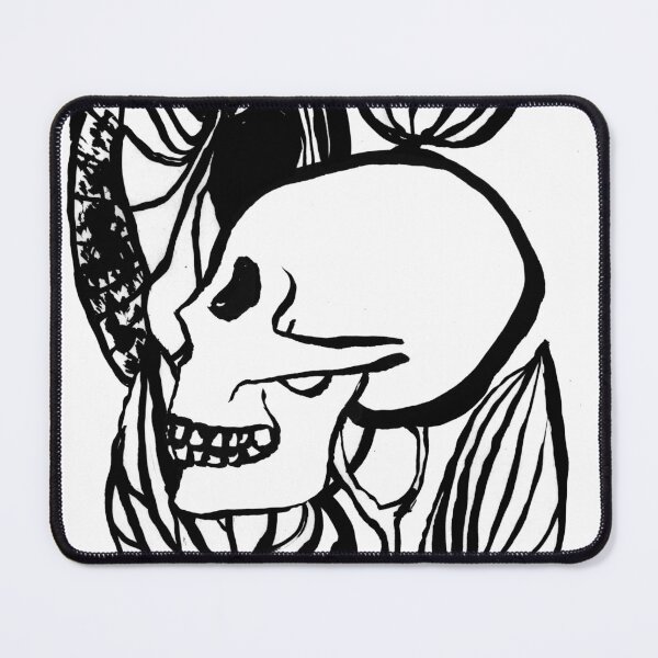 Item preview, Botanical Skull – Minimal Plant Anatomy Illustration designed and sold by Lunar Fern.