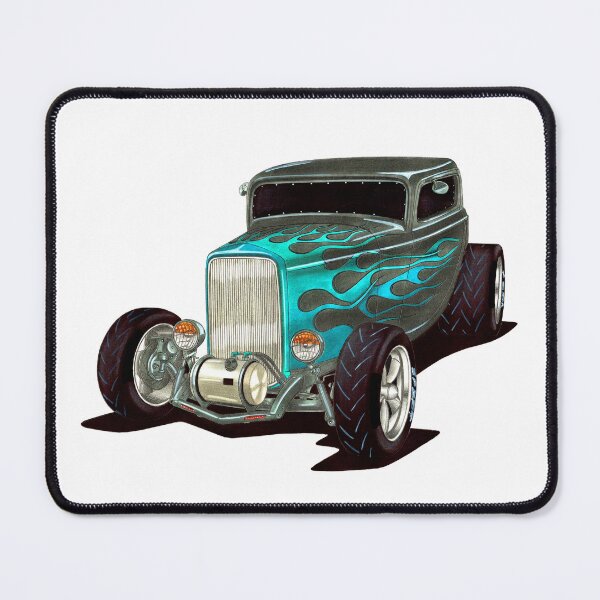 Item preview, Exclusive drawing modern american hot rod 1932 Model A V8 Supercharged engine designed and sold by Cars23.