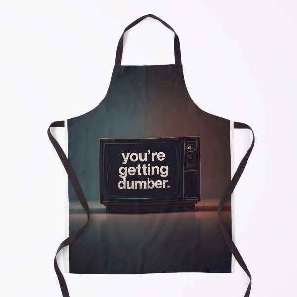 Item preview, Retro TV Brain Rot Warning designed and sold by Mustangana.
