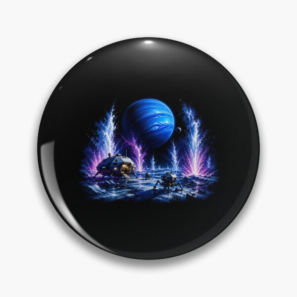 Item preview, Sci-Fi Alien Planet Gas Giant And Glowing Geysers designed and sold by Fenay Designs.
