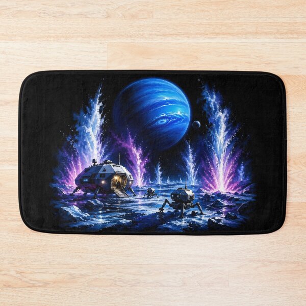 Item preview, Sci-Fi Alien Planet Gas Giant And Glowing Geysers designed and sold by Fenay Designs.